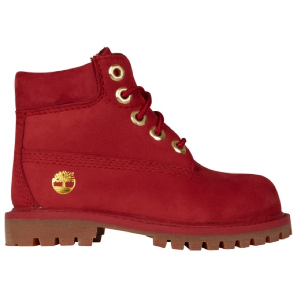 Toddler Timberland Unisex Nubuck Red Boots Child Size 8